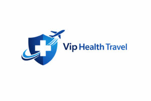 vip health travel logo high quality